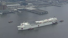 Crew member aboard USNS Comfort tests positive for coronavirus