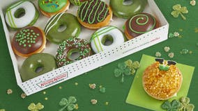 Krispy Kreme debuting 'greenified' doughnuts for St. Patrick's Day