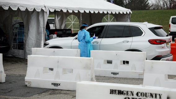 Drive-thru testing center in New Jersey at capacity; 2nd to open