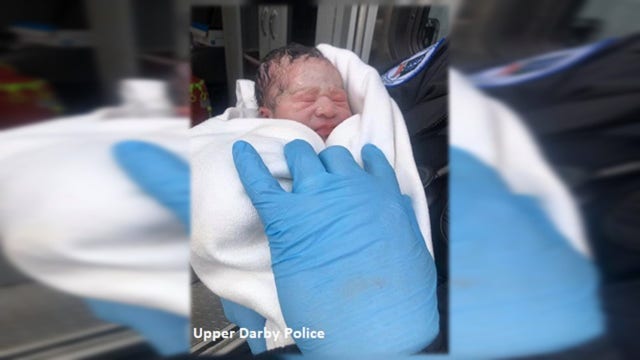 Baby makes arrival into the world with the help of 2 Upper Darby officers
