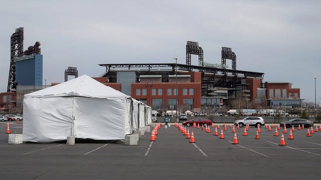 COVID-19 testing site at Citizen's Bank Park closed Wednesday due to weather