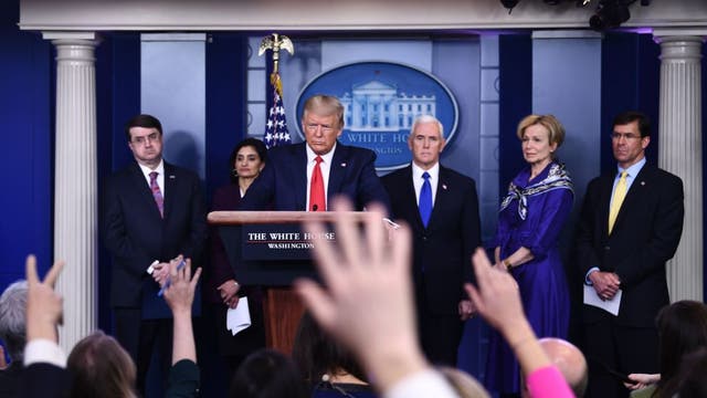 Trump invokes act to marshal private sector against coronavirus, says foreclosures, evictions will be suspended