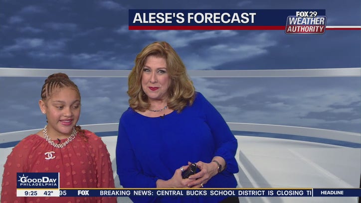 Weather kid helps Sue Serio do the forecast | FOX 29 News Philadelphia