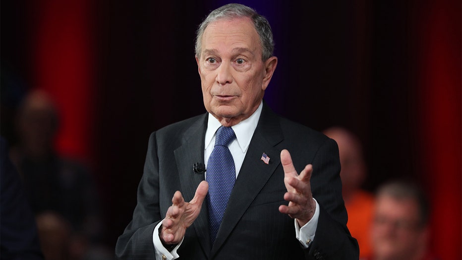 cc772079-Democratic Presidential Candidate Mike Bloomberg Campaigns Ahead Of Super Tuesday