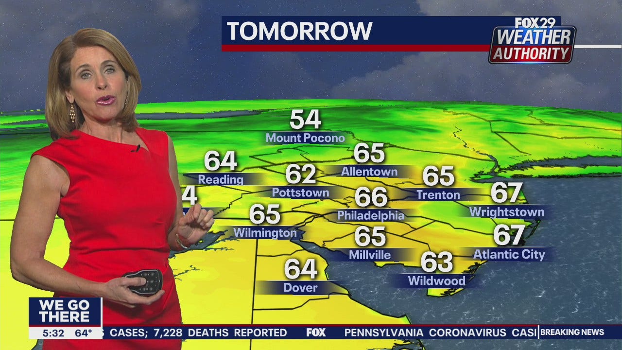 FOX 29 Weather Authority Thursday 5pm update