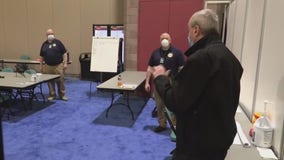 Gov. Phil Murphy tours field hospital at Atlantic City Convention Center