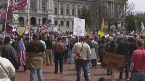 Thousands attend rally against Pennsylvania's decision to keep businesses closed