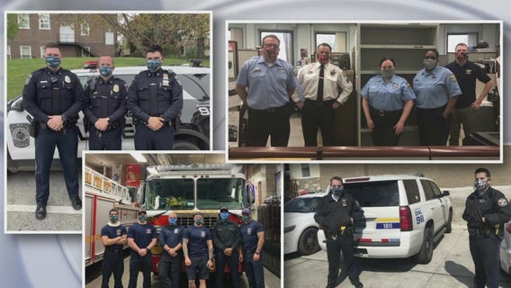University of Pennsylvania police officer learns how to sew to make masks for healthcare workers, first responders