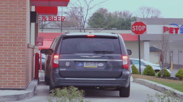 Drive-thrus jam packed amid coronavirus pandemic