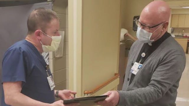 Hospital chaplain adjusts to changes during pandemic