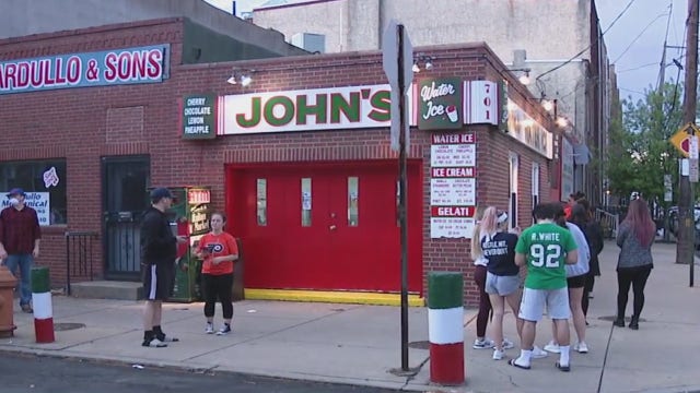 Philadelphians seek break from quarantine with fresh air, frozen treats