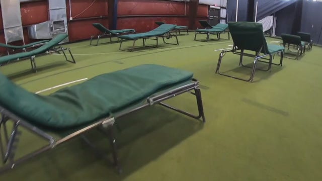 Sports training facility at Newtown Athletic Club transforms into field hospital
