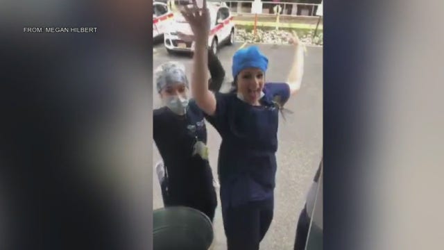 Local food truck owners team up to donate food to hospital staff at Cooper University Hospital