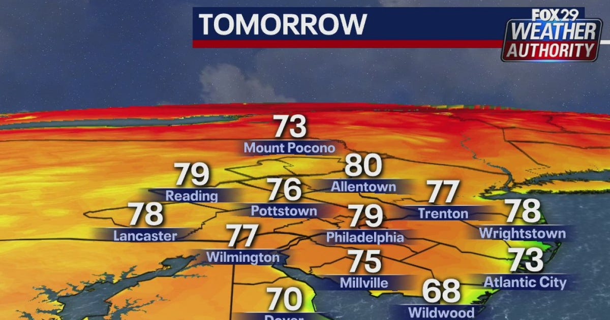 Weather Authority: Cloudy, warm Wednesday ahead | FOX 29 Philadelphia