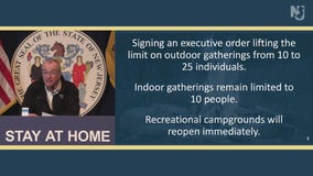 Murphy boosts NJ's outdoor gathering limit from 10 to 25