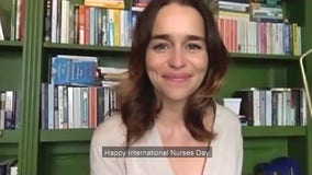 'These are the hands': Actress Emilia Clarke recites poem in touching tribute for International Nurses Day