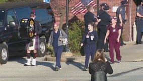 Fire and EMS salute hospital staff at Abington Hospital-Jefferson Health