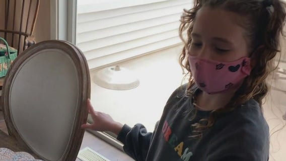 9-year-old girl sews face masks to help keep community safe amid COVID-19 pandemic
