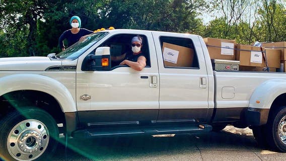 Matthew McConaughey, Camila hit the road to deliver masks to rural hospitals in Texas