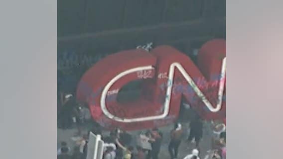 CNN Center heavily vandalized during Atlanta protest against death of George Floyd