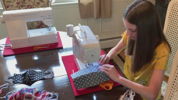 Girl, 13, sews 1,000 masks for community amid COVID-19 pandemic