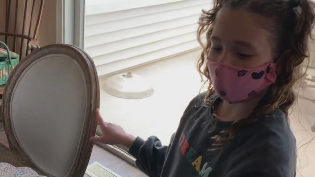 9-year-old girl sews face masks to help keep community safe amid COVID-19 pandemic
