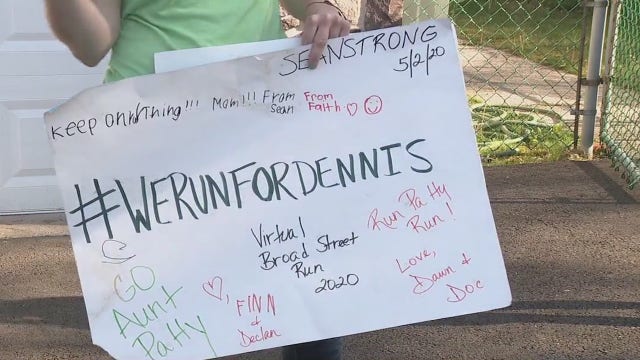 In lieu of Broad Street Run, group runs 10 miles to honor fallen firefighters