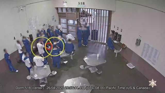 Video shows LA County inmates attempting to infect themselves with COVID-19, sheriff says