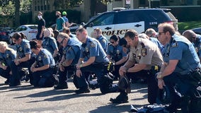 Georgia state trooper tells protesters in viral video: 'I only kneel for ... God'