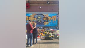 Gov. Walz makes unannounced visit to George Floyd memorial in Minneapolis