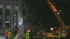 Crews remove Confederate monument from Decatur Square