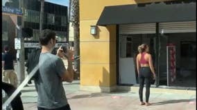 Social media users criticized for posing in front of damaged storefronts amid George Floyd protests