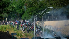 Commissioner on I-676 clash: ‘When we deploy tear gas it’s for a purpose’