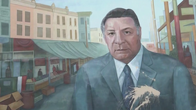 Crews paint over Frank Rizzo's mural in South Philadelphia in wake of protests