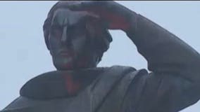 Christopher Columbus statue in Trenton to be relocated following second instance of vandalism this year