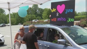 Retirement drive-by parade held for beloved principal
