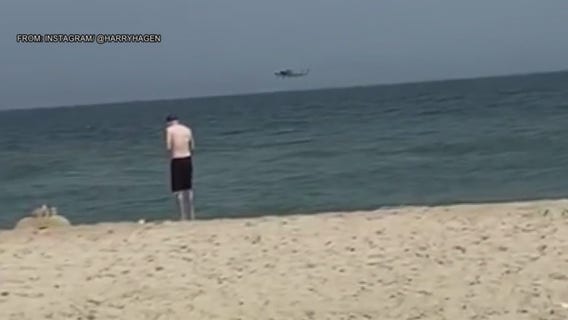 Banner plane goes into sea off coast of LBI, pilot pulled to shore