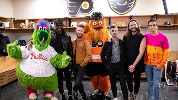 Gritty gets 'Queer Eye' makeover on Netflix special