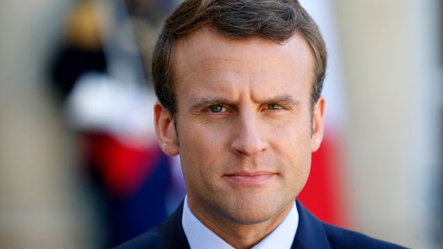 French leader Macron rejects racism but colonial statues to remain