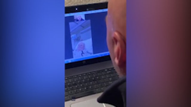 ‘I miss you’: Man sings via video chat to father suffering from dementia, dying of COVID-19