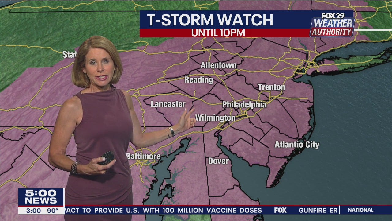 Weather Authority Update: Severe T-Storm Watch issued