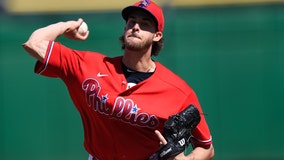 Aaron Nola clears virus protocol, arrives at Phillies camp