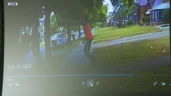 Detroit police release graphic videos of man firing on officers before being fatally shot