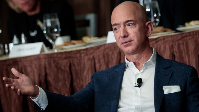 Protesters set up guillotine outside of Jeff Bezos’ DC home