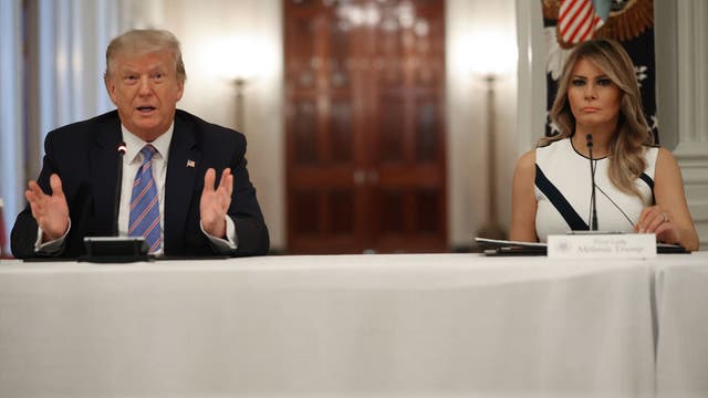 Trump says he will pressure states to reopen schools in fall