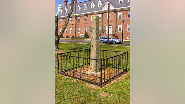 Delaware remove whipping post display from state grounds