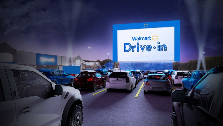 walmart drive in movie theater