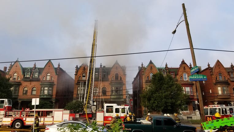 Fire Crews Battle Early Morning Blaze In West Philadelphia 