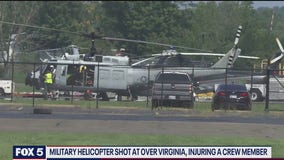 FBI investigating after shots reportedly fired at Air Force helicopter over Northern Virginia