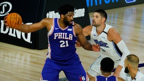 Harris, Embiid lead 76ers past Magic 108-101